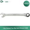 SATA Fully Polished Ratchet Combination Wrench