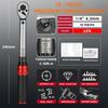 1 /4'' 3/8'' 1/2'' 72-Tooth Ratchet Handle Drive Click Torque Wrench Adjustable Industrial Dual-Direction Upgraded Torque Wrench