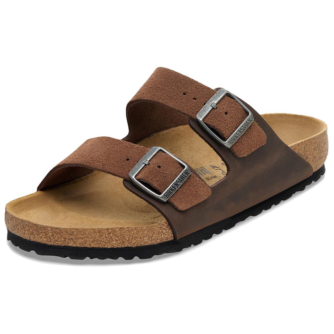 Шлепанцы Birkenstock Arizona Мужские Коричневый Чай Обычные Свободная Посадка 1030677 41
