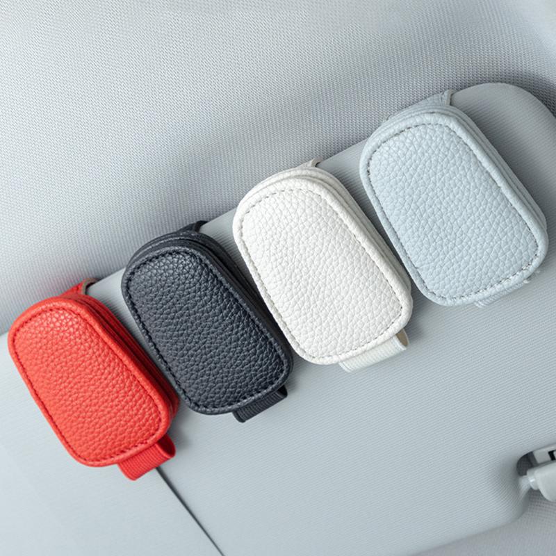 SEAMETAL Auto Brillenhalter Brillen Aufbewahrungsclip Auto Innenraum Organizer Zubehör Auto Sonnenbrillenhalter