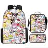 3D Animation Three-Piece Yugui Dog Cartoon Primary And Secondary School Students Schoolbag Children'S Backpack