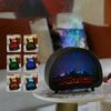 3D Aroma Diffuser with Fireplace Flame Effect RGB Ambient Lighting Remote Control and Long Runtime for Relaxation Spaces