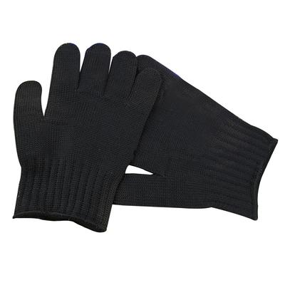 1 Pair 5 Level Anti Cut Labor Protection Work Gloves Cut Resistant Working Glove Black