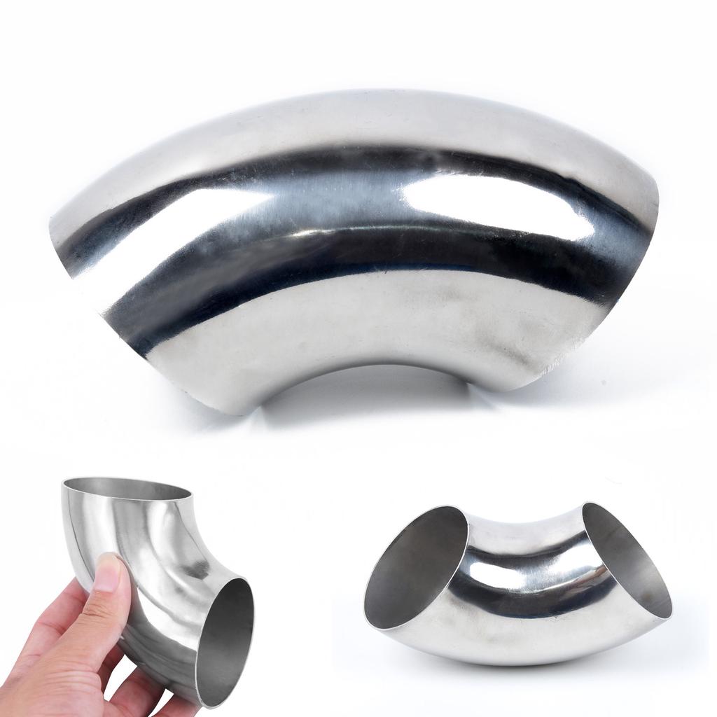 Car Exhaust 63mm Stainless Steel Elbow 90 Degree Pipe Tube Bend Mandrel Fitting