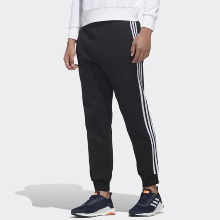 New Adidas Knitted Sweatpants Men's Black FM9431