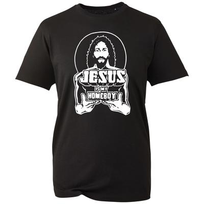 T-shirt Jesus Is My Homeboy Cristiani Chiesa Santa Top Uomo Nuovo Unisex Regalo Maglietta
