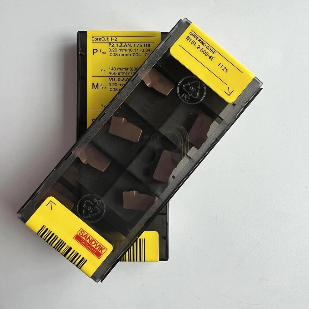 Original Sandvik / N151.2-500-4E 1125 / CNC lathe carbide blade 10 PCS