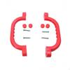 2 Pieces Playground Handle Red Slide Mounting Hardware Included Kids Hand Grip for Children