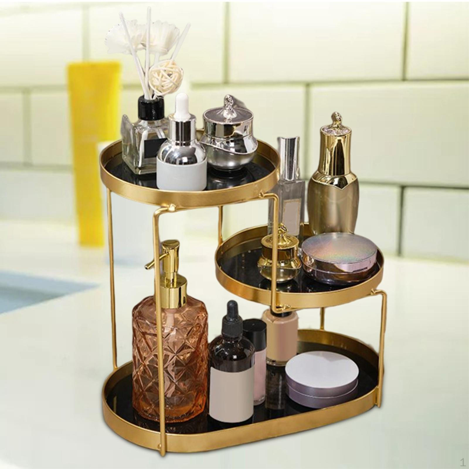 

Косметический лоток для ванной комнаты, органайзер для декора Black A