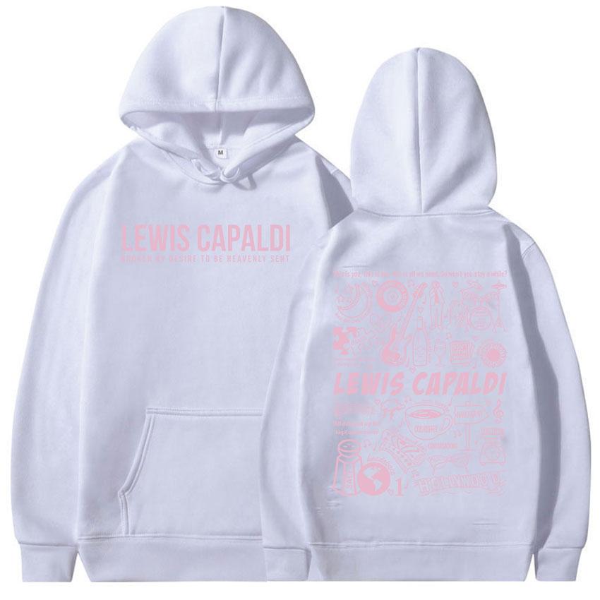

Singer Lewis Capaldis Album Print Hoodie Men Women Fleece Clothing Pullover Sweatshirt Casual Autumn/Winter Oversized Hoody M