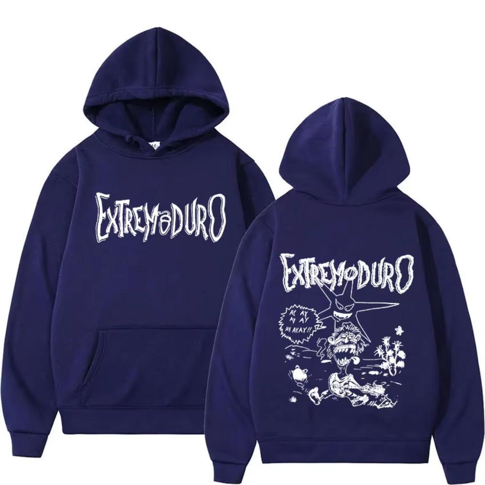 EXTREMODURO Album Merch Hoodies Mens Women Pop Music Clothing Sweatshirts Gothic Oversized Fleece Hoody