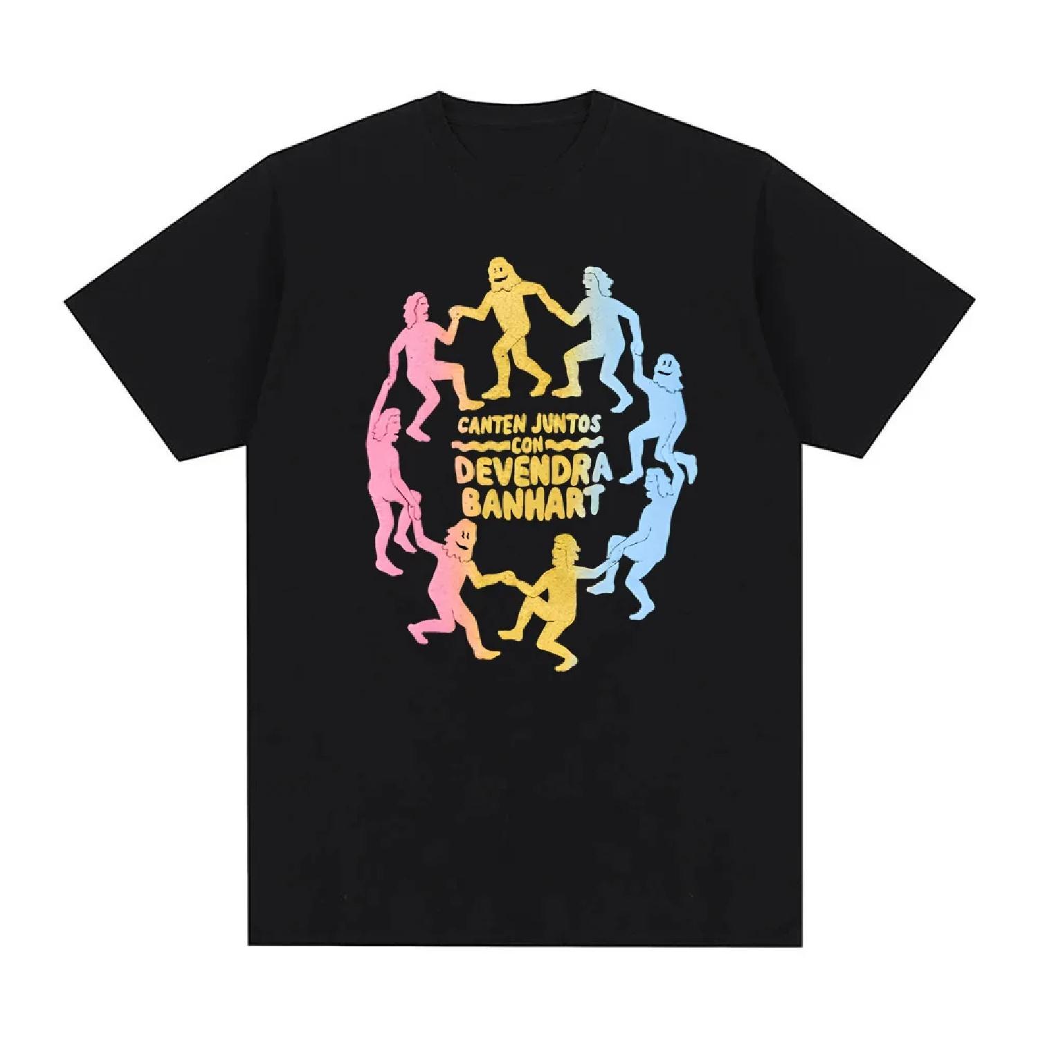 Devendra Banhart T-shirts Short Sleeve Summer Cotton Women Tee-shirt Letter Graphic Printing Singer - StyleTshirts Girls Tee S разноцветный