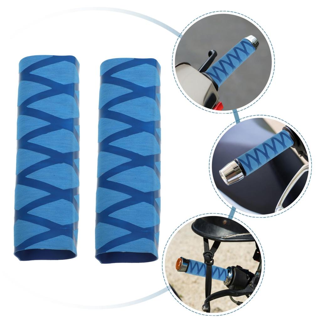 Anneome 2pcs Bike Grip Bike Throttle Handle Cover Bike Replacement Grip Cover Bike Handlebar