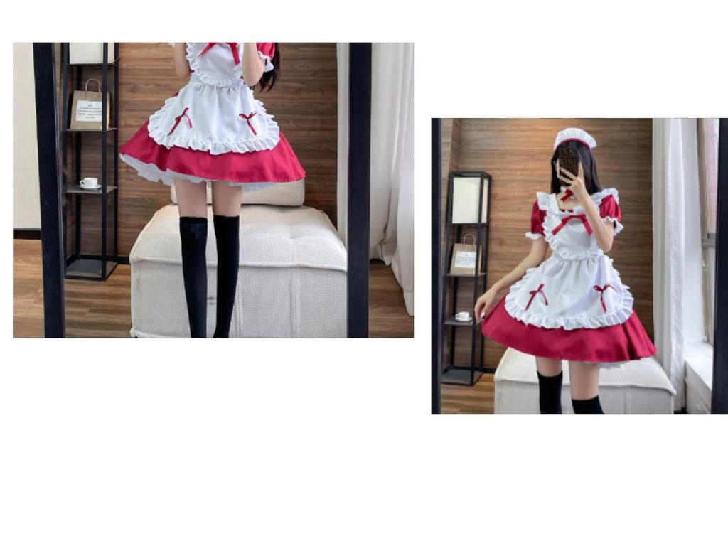 Vestido de Sirvienta Lolita Negro Japonés - Suave Estilo Clásico Café Alice