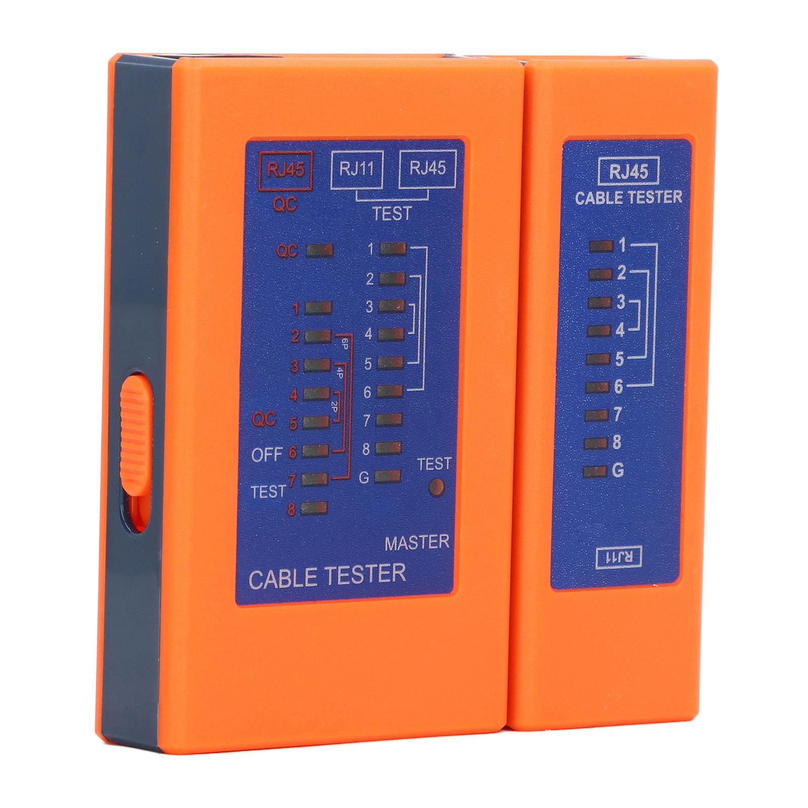 

Тестер сетевого кабеля Проверка целостности Раздельный тип Многофункциональный ABS Кабельный тестер для обнаружения