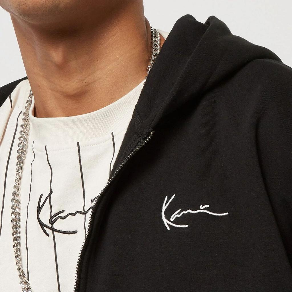 Karl Kani Chest Signature Essential Zip Hoodie 6022897 L Black