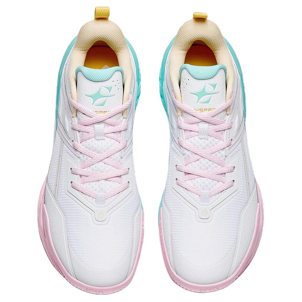 Nové basketbalové boty Anta s odpružením, protiskluzové, proti převrácení, nízký svršek, pánské, bílé 912541602Q-3