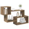 Floating Shelf Wall Mount Brown 87 x 20 x 55 cm