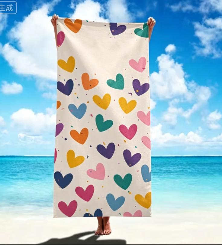 Beach Towel Design Microfiber Beach Towel Thin Absorbent for Beach Swimming Yoga Bath Sports