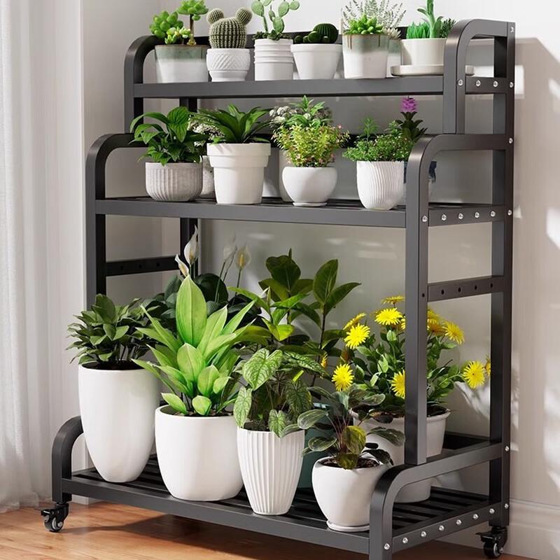 Simple Metal Floor Plant Stand