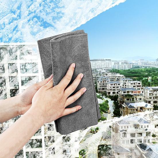 5Pcs Cleaning Cloth Microfiber Good Water Absorption Mirror Wipe Cloth Thickened Quick Drying Dust Oil Removal Cleaning Cloth