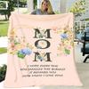 1pc Mother's Day Blanket, Valentine's Day Gift Blanket for Mom, Birthday Gift Blanket, Soft Warm Flannel Blanket, Throwing Blanket