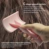 C- Shaped Thick Back Hair Self Cleaning Curved Needle Comb Goldpets PS1140 Pet Hair Beauty Brushing Arc Long Needle Comb