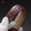 Crocodile Pattern Design Leather Watch Strap 16mm 18mm 19mm 20mm 21mm 22mm Universal Watchbands Casual Business Wristwatch Band