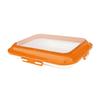Food Preservation Tray with Vacuum Sealed Lid Stackable Reusable Food Storage Container