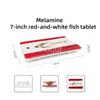 Melamine Rectangular Plate Japanese Tableware Plate Front Grilled Sushi Dish Sashimi Display Yakitori Dish Commercial BBQ Plates