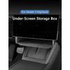 Under-Screen Storage Box For Tesla Model 3 Highland Hidden Fold Able Storage Box Car Storage Modification Parts Interior Design