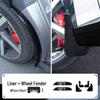Xiaomi YU7 Rear Fender Liner: No-Drill, Widened, 4-Door Leather Accessory.