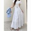 Cotton Blended Floral Midi Skirt With High Waist For Spring Summer Fashion Collection