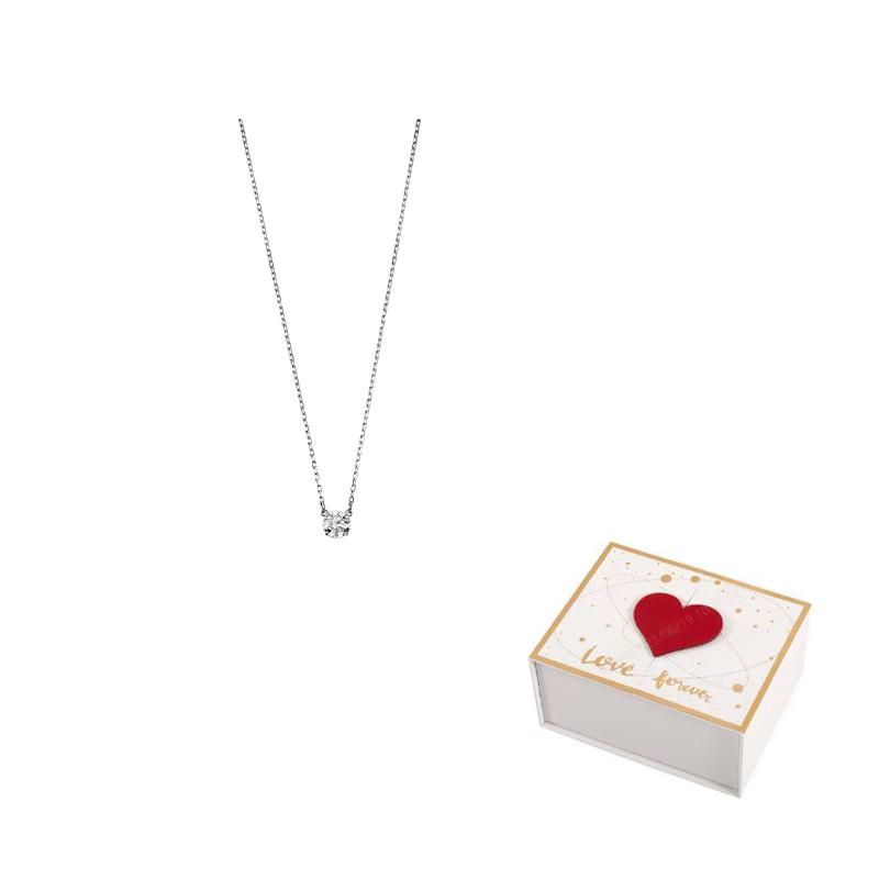 Swarovski Stilla Attract Necklaces Womens Silver F-white gift box