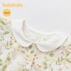 Balabala Girls' Sweet Printed Cotton Bodysuit
