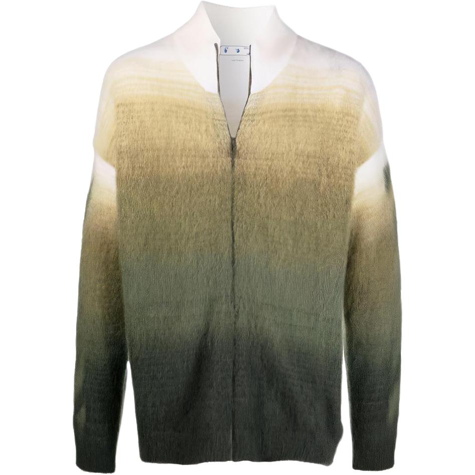OFF WHITE Diagonal Brushed Sweater OMHF032F21KNI0015555