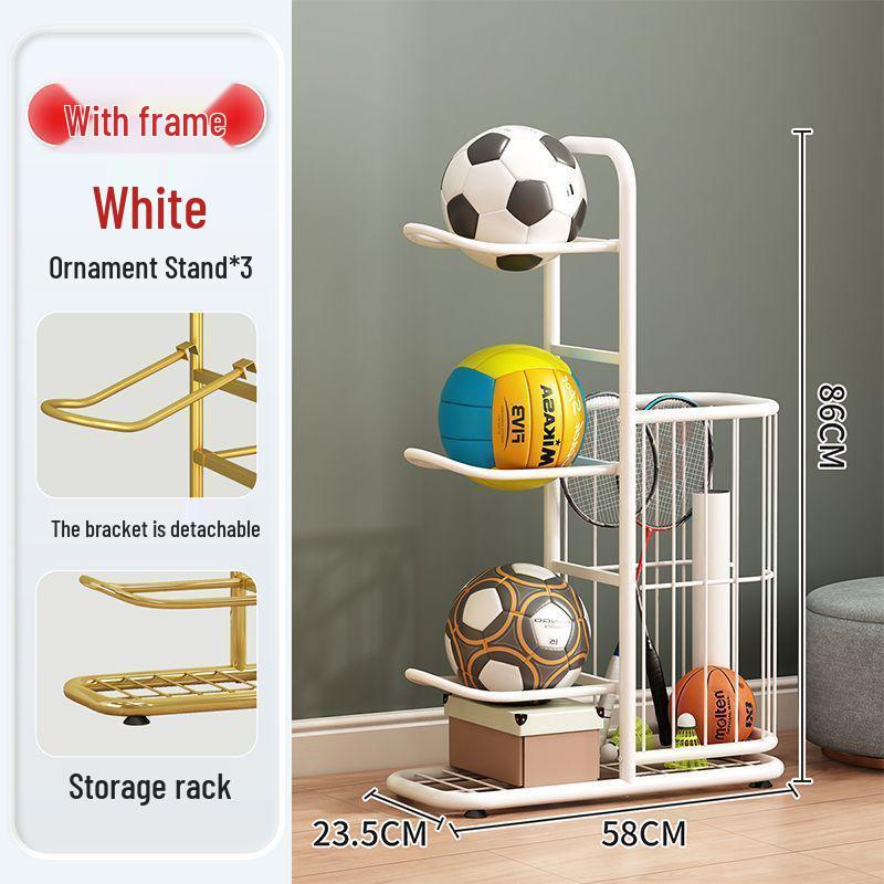 Aufbewahrungsregal für Volleyball und Basketball für Kinder