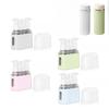 Portable Leakproof 4 In 1 Travel Dispenser Set Silicone Refillable Bottles for Shampoo Conditioner Lotion and Perfume