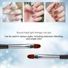 Nagelkleber Phototherapie-Stift UV-Gel-Pinsel-Stift Acryl-Nagelkunst Malerei Zeichnung Liner Pinsel Maniküre Professionnel Pinsel Werkzeuge