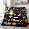 Space Exploration Astronaut Riding Bike Planets Solar System Home Customize Your Name Blankets Comfortable Soft Lightweight Allseason Multipurpose