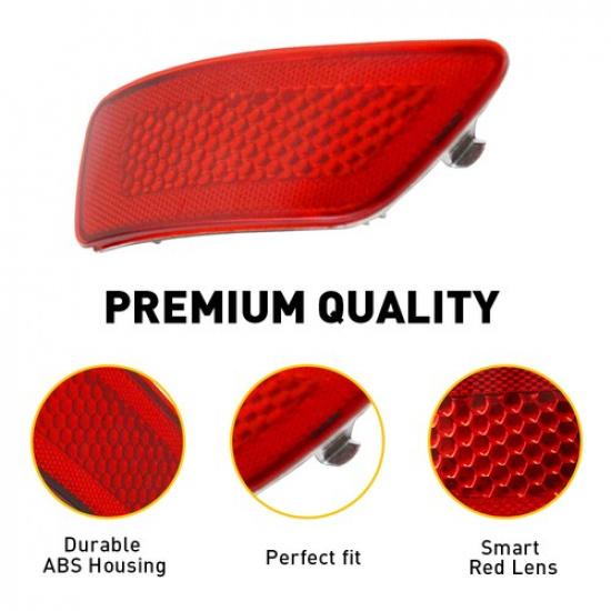 Reflector Light Rear Left Side Driver Bumper For Jeep Grand Cherokee 2011-2018