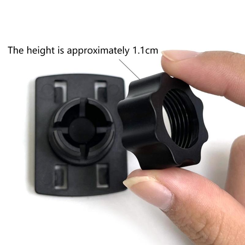 Adattatore Rotondo da 17mm Rotondo Morto a 4 Fibbie Adatto per la Maggior Parte dei Supporti per Telefono e Tablet per Auto Installazione Facile