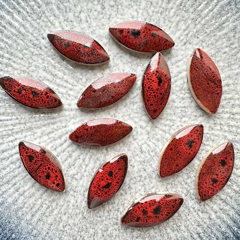 100g Multi Color Irregular Ceramic Mosaic Tiles DIY Making Stones for Craft Hobby Arts Wall Decoration Petal Arte Oval 917