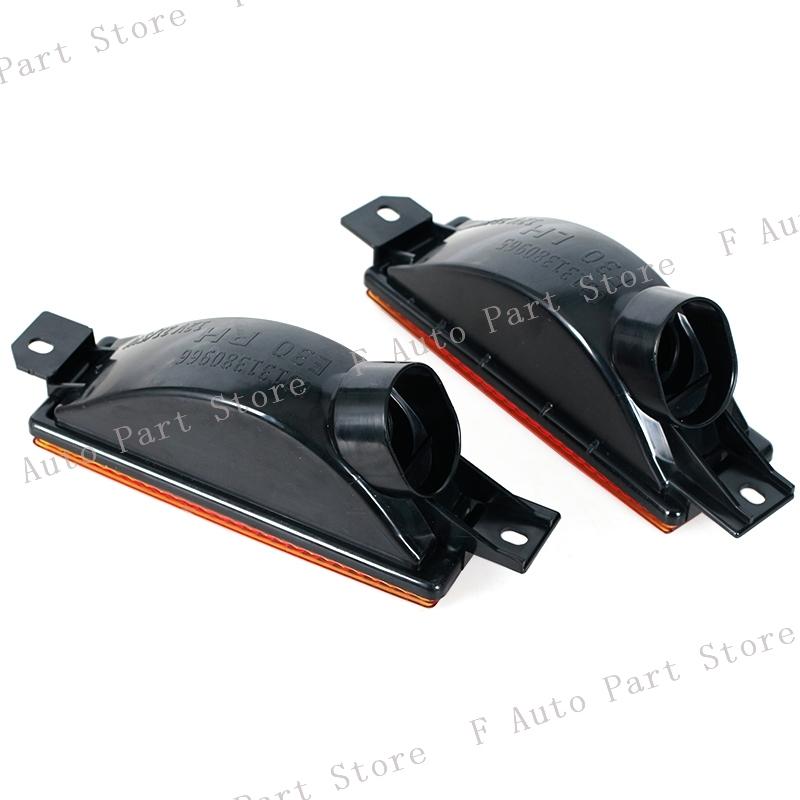 1Pair 63131380965 63131380966 Front Bumper Indicator Turn Signal Light Fog Lamp No Bulb For BMW 3 Series E30 1987-1990 1991