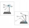 Adjustable tablet stand for desk