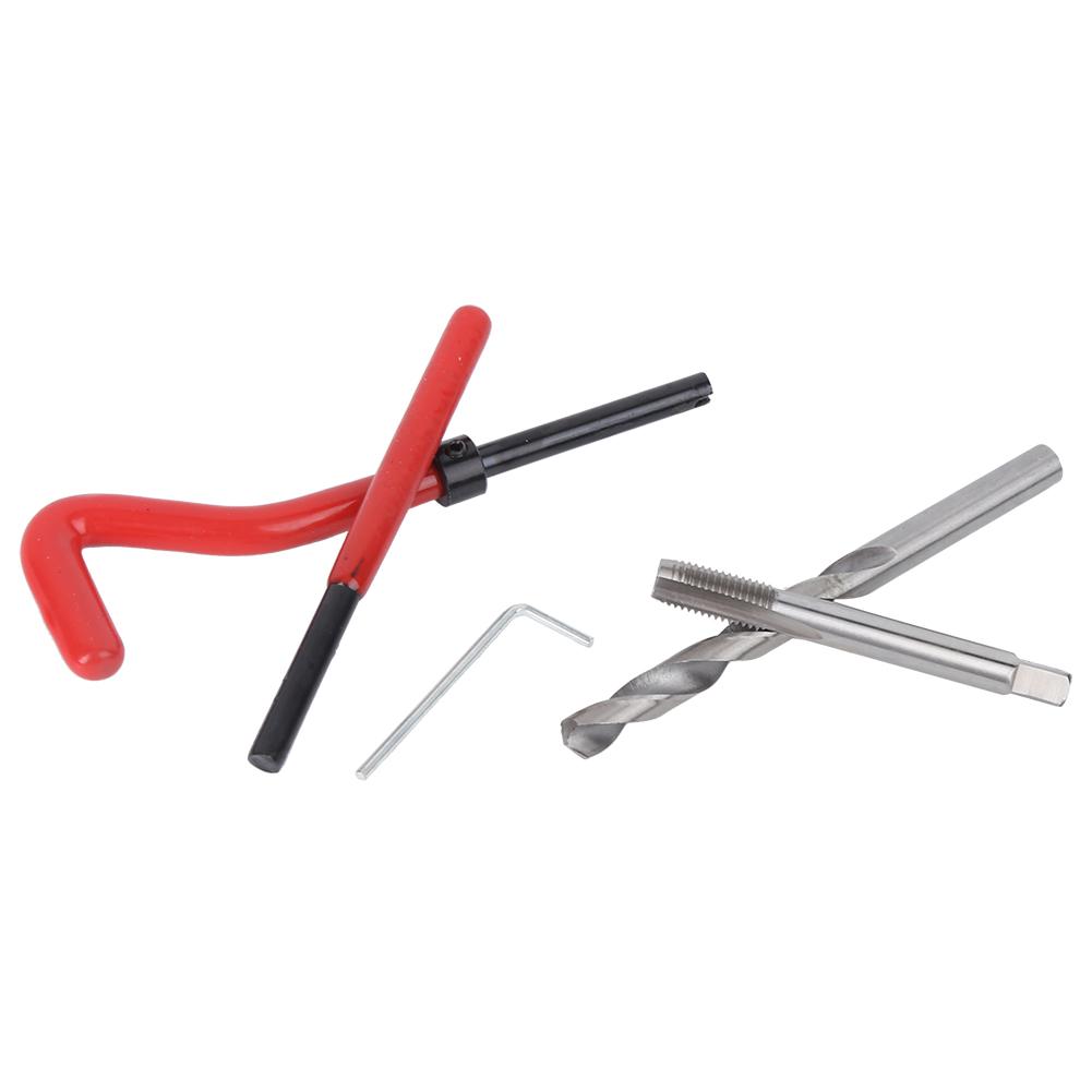 25pcs M8 Thread Repair Kit Thread Tap Drill Bit Damaged Threads Repair Tools