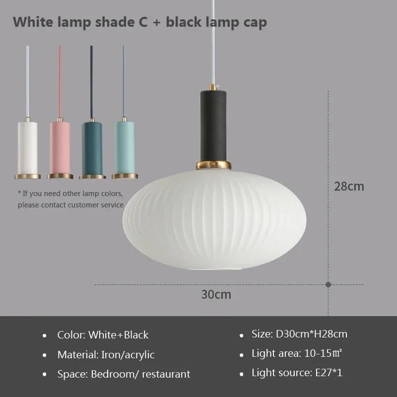 Lumină Pendant din Vitraliu Vintage, Candelabru Creativ Nordic, LED pentru Masă de Dining, pentru Living, Lampă de Noptieră, Decor Hoom