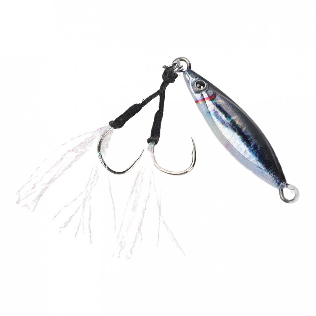 Lifelike Action Bait Metal Spoon Jig Sinking Fishing Lure Fast Sinking Design