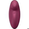 Vibrateur - SATISFYER - TAP &amp; CLIMAX 2 - Silicone doux - 11 programmes de vibrations - Rouge