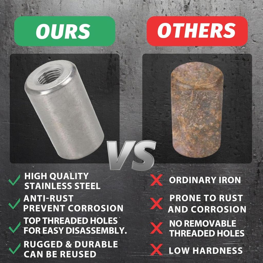 Engine Plugs Fit for Non-AFM GM Engines 2008- LSX & LT Models 4.8, 5.3, 6.0, 6.2,Non-DOD/AFM Oil Valley Plugs Stainless Steel Material Set of 10